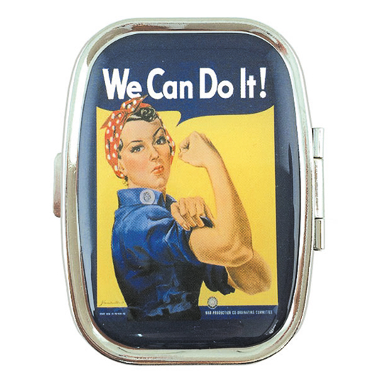 Rosie The Riveter Pill Box