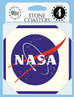 NASA Meatball Logo Coaster set