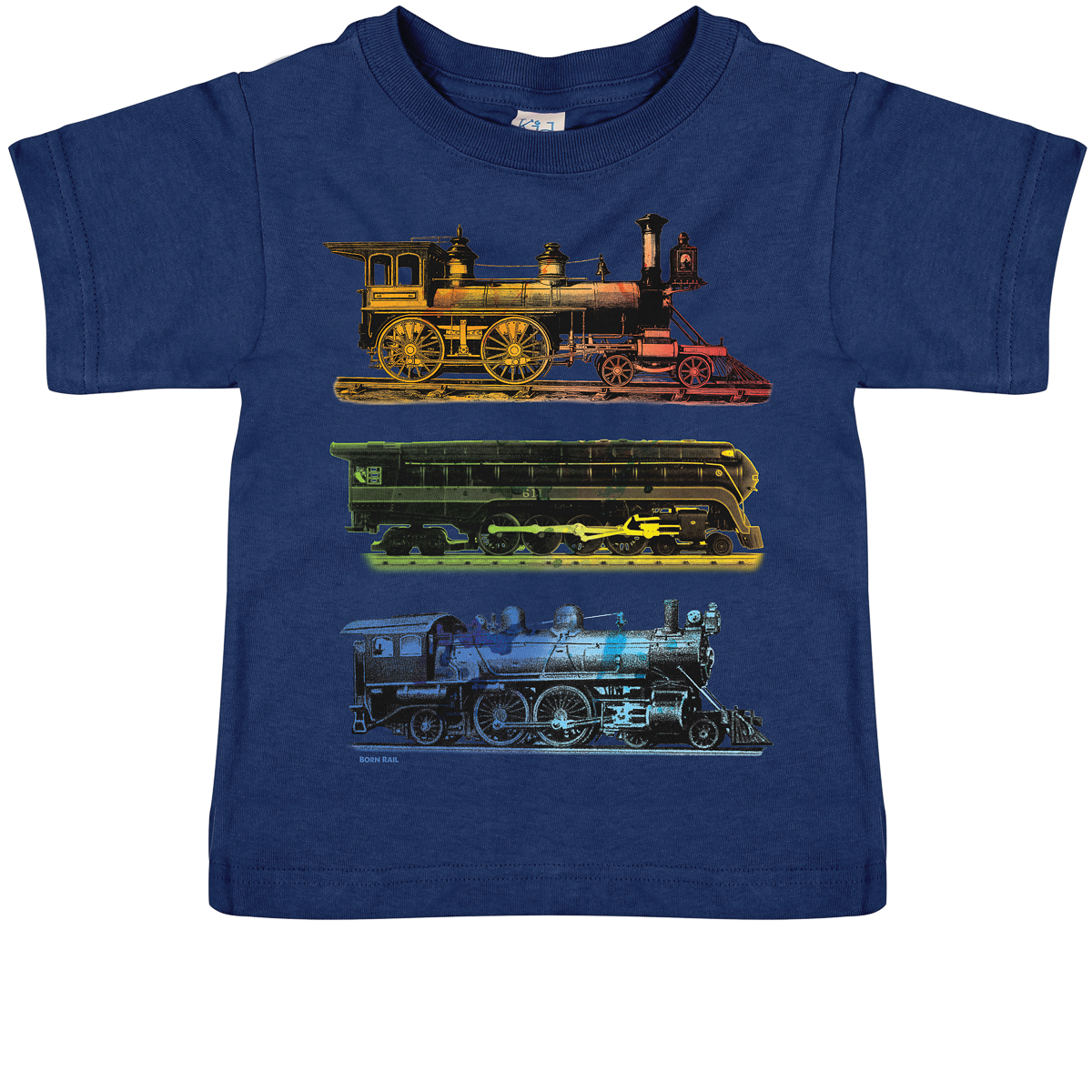 Watercolor Trains Toddler T-Shirt