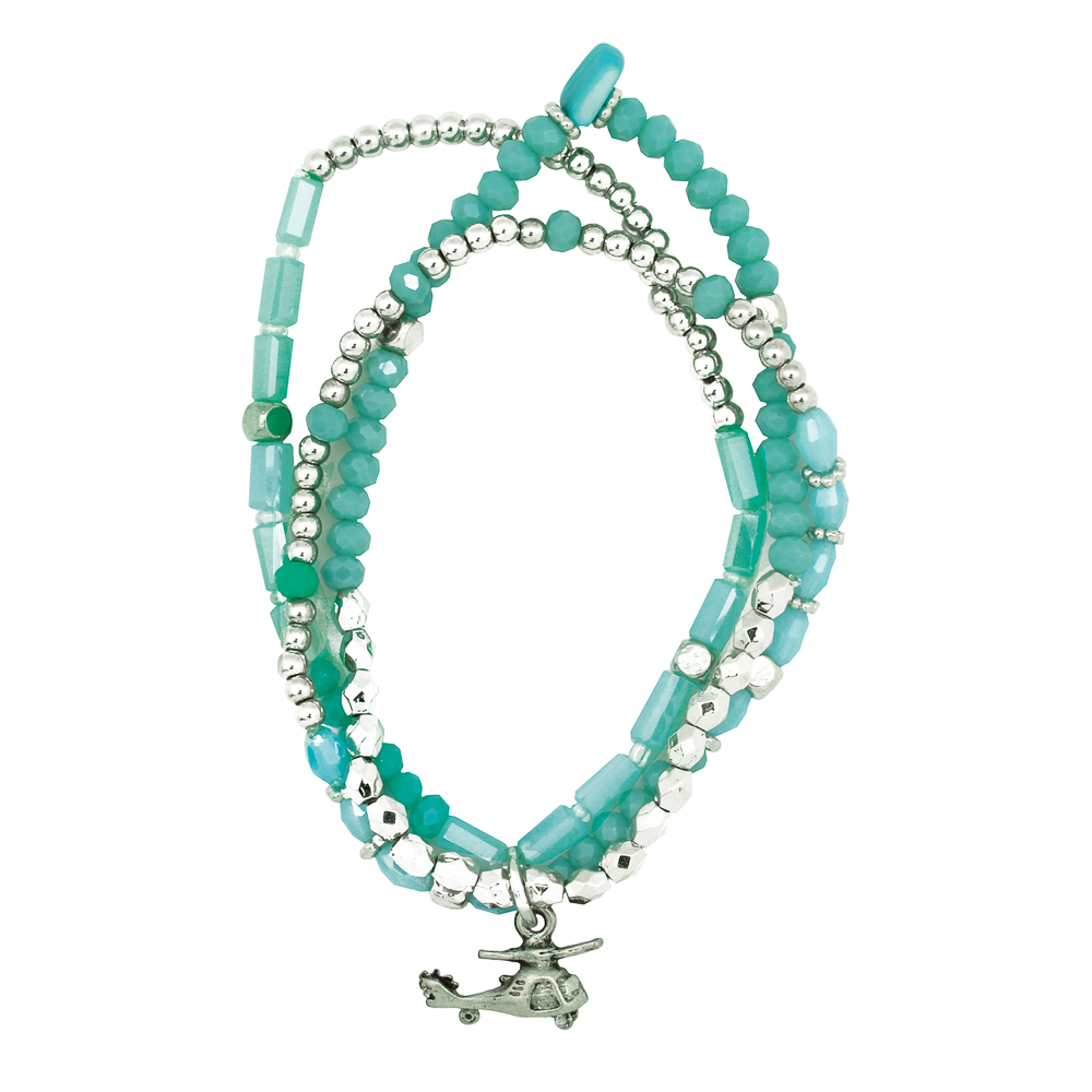 Triple Cord Helicopter Bracelet