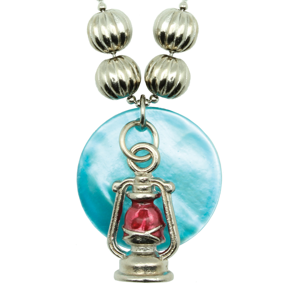 Train Lantern Necklace