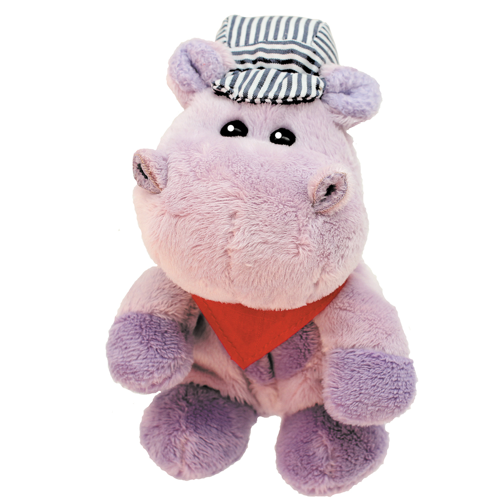 Engineer Hippo mini plush