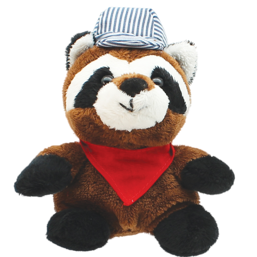 Mini Raccoon Engineer plush