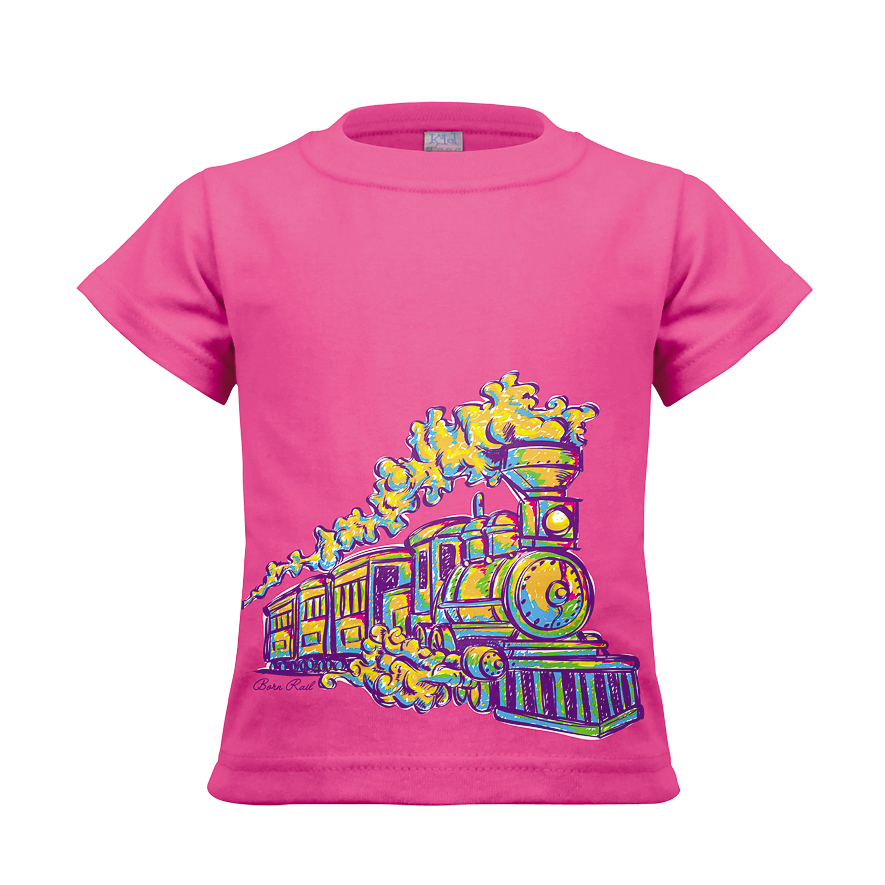 Painted Train Toddler T-shirt