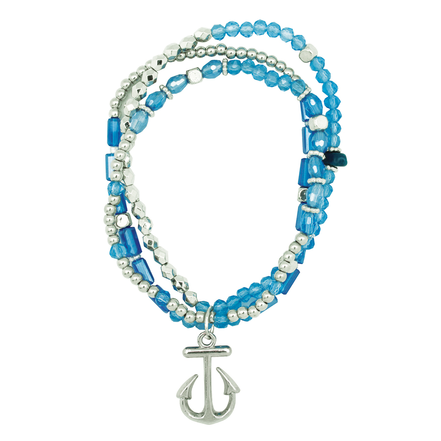 Triple cord Anchor Bracelet
