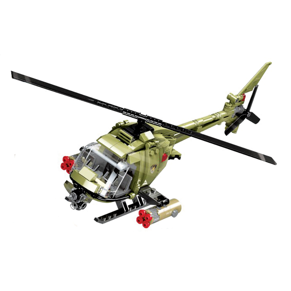 Lite Hawk Helicopter Building Blocks