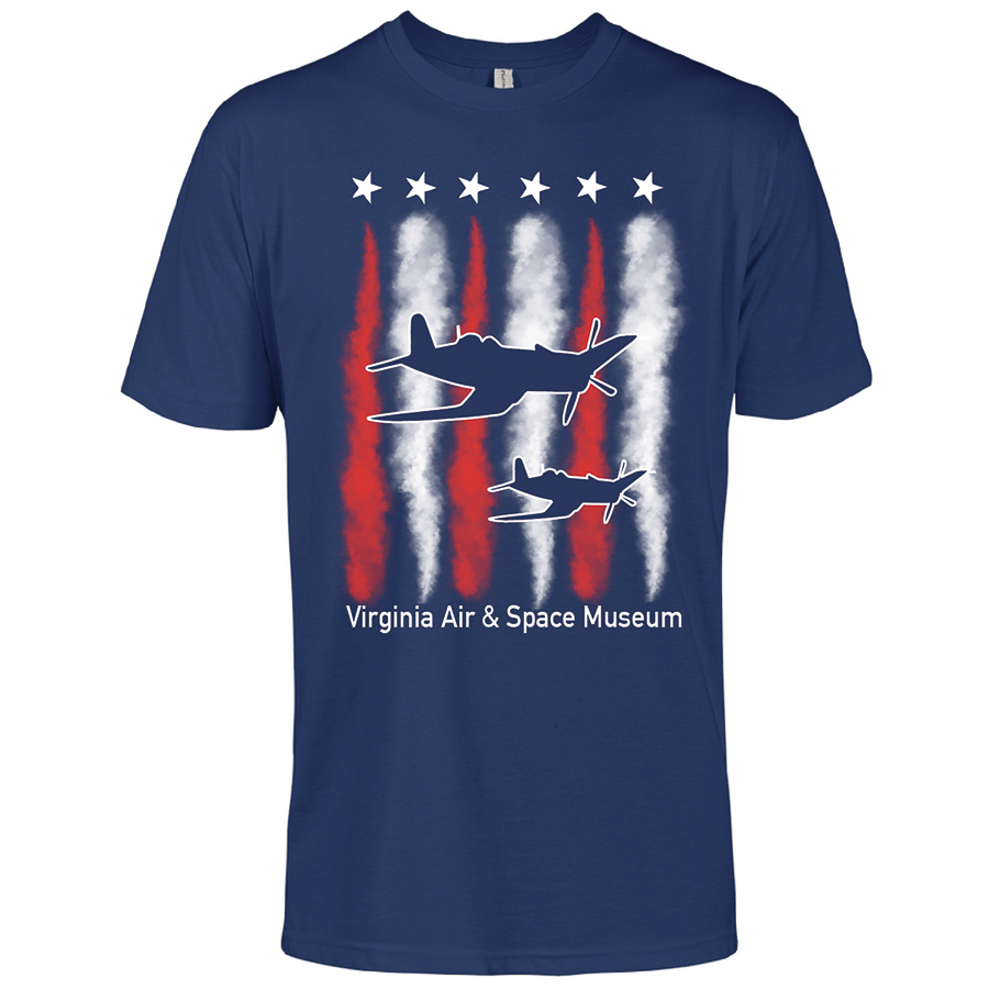 Flag and Smoke custom t-shirt