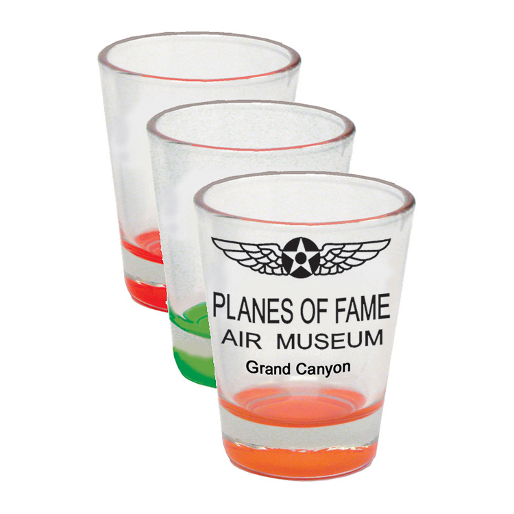 Custom Glow Bottom Shot Glass