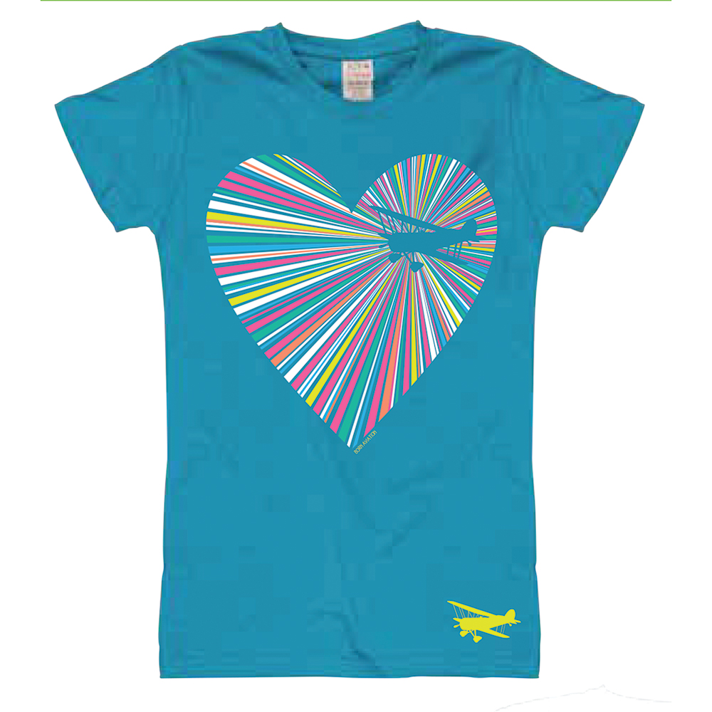 HeartShine Airplane T-shirt