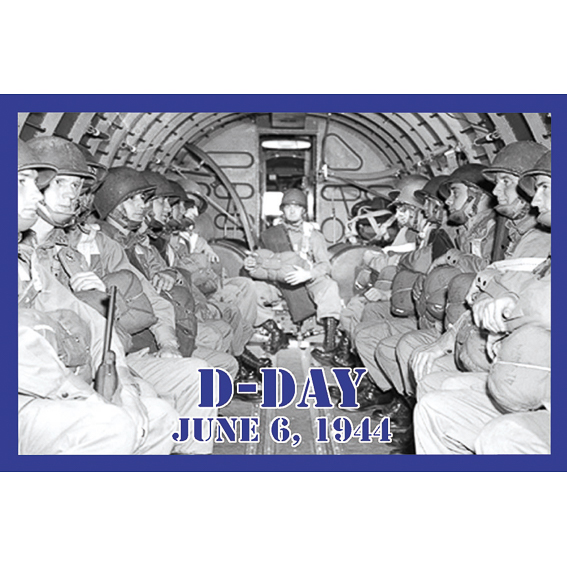 D-Day Magnet featuring Paratroopers