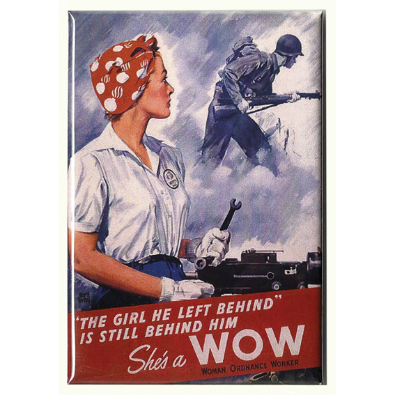 Womens Ordnance Worker 2x3 magnet