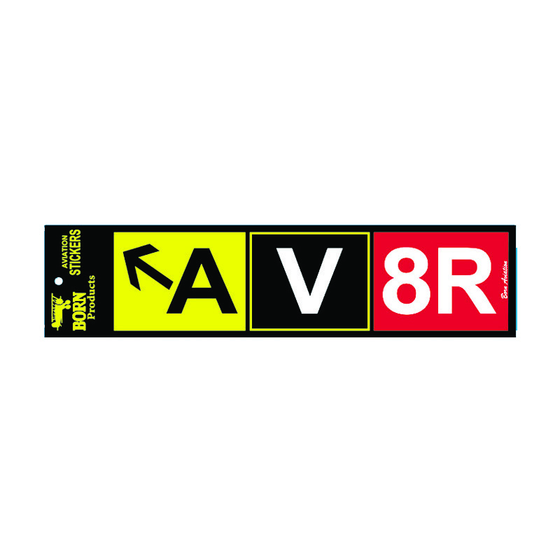 AV8R Bumper sticker