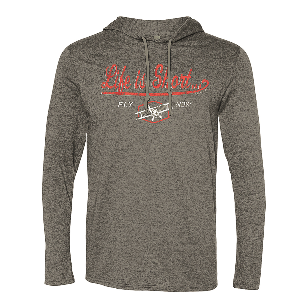 Life is Short Long Sleeve Hooded T