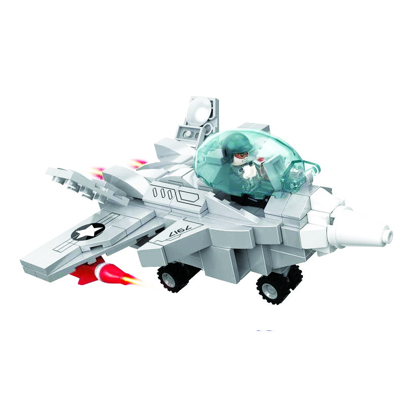 Military Jet Building blocks