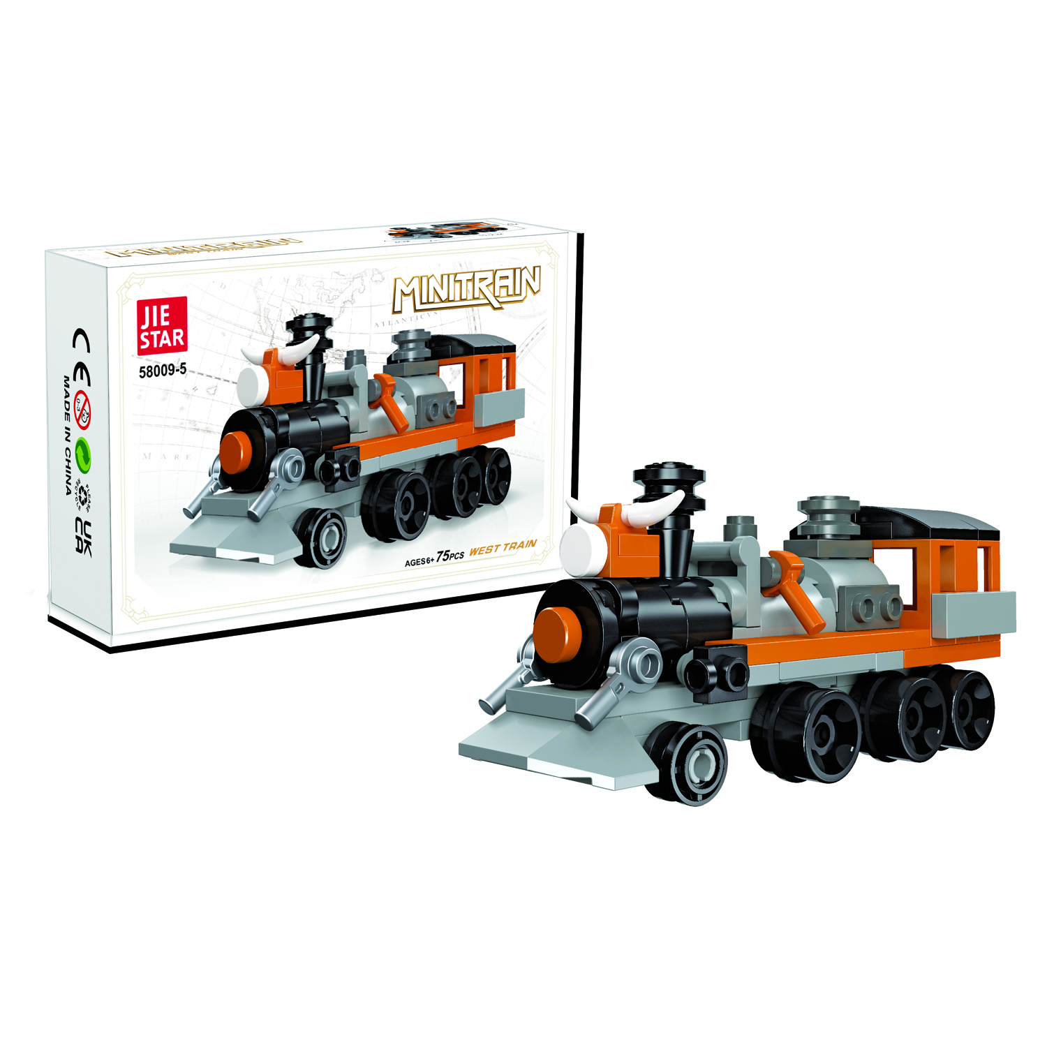 Western Train Mini building blocks