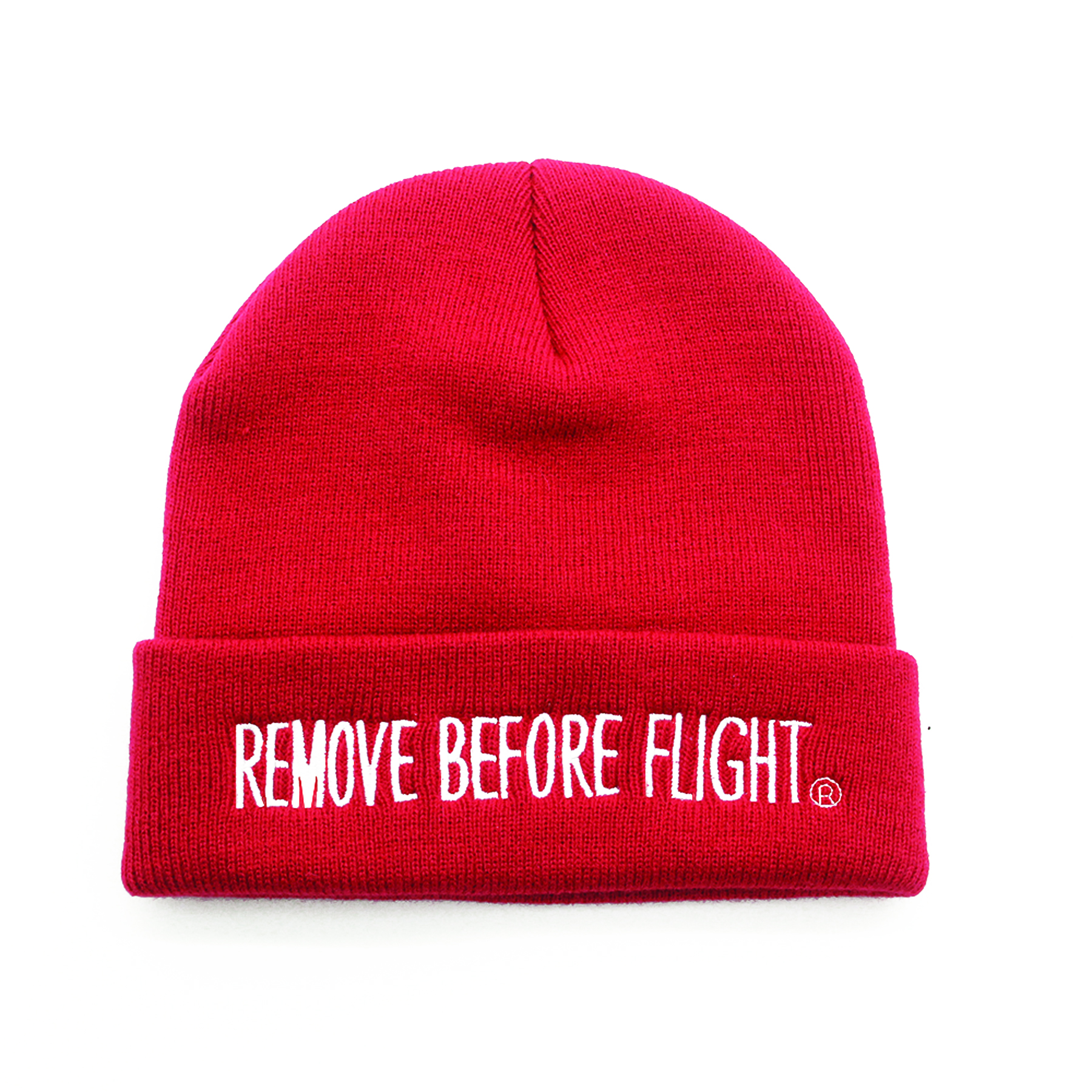 Remove before flight beanie Hat