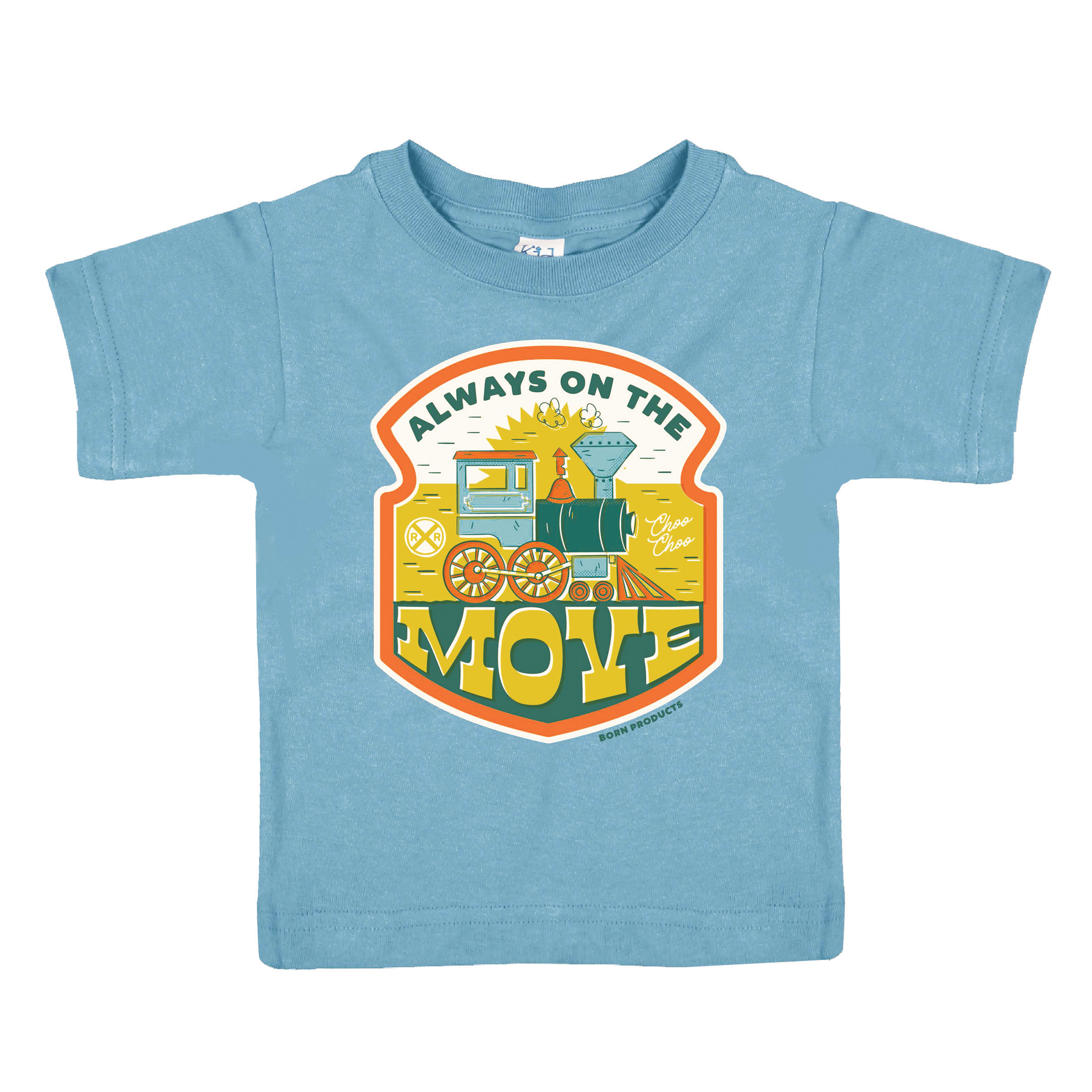 Always on the move toddler shirt