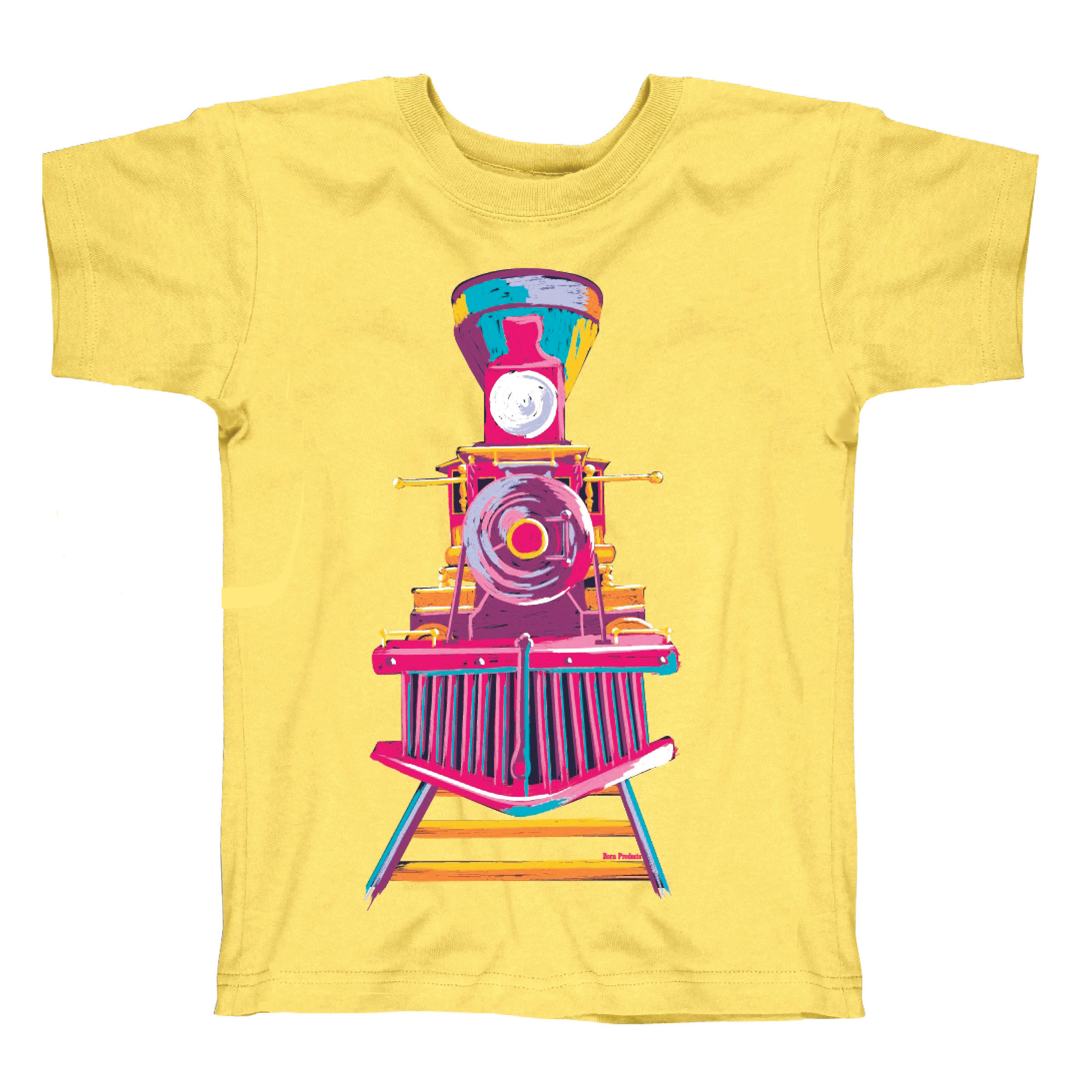 Vibrant train youth T-shirt