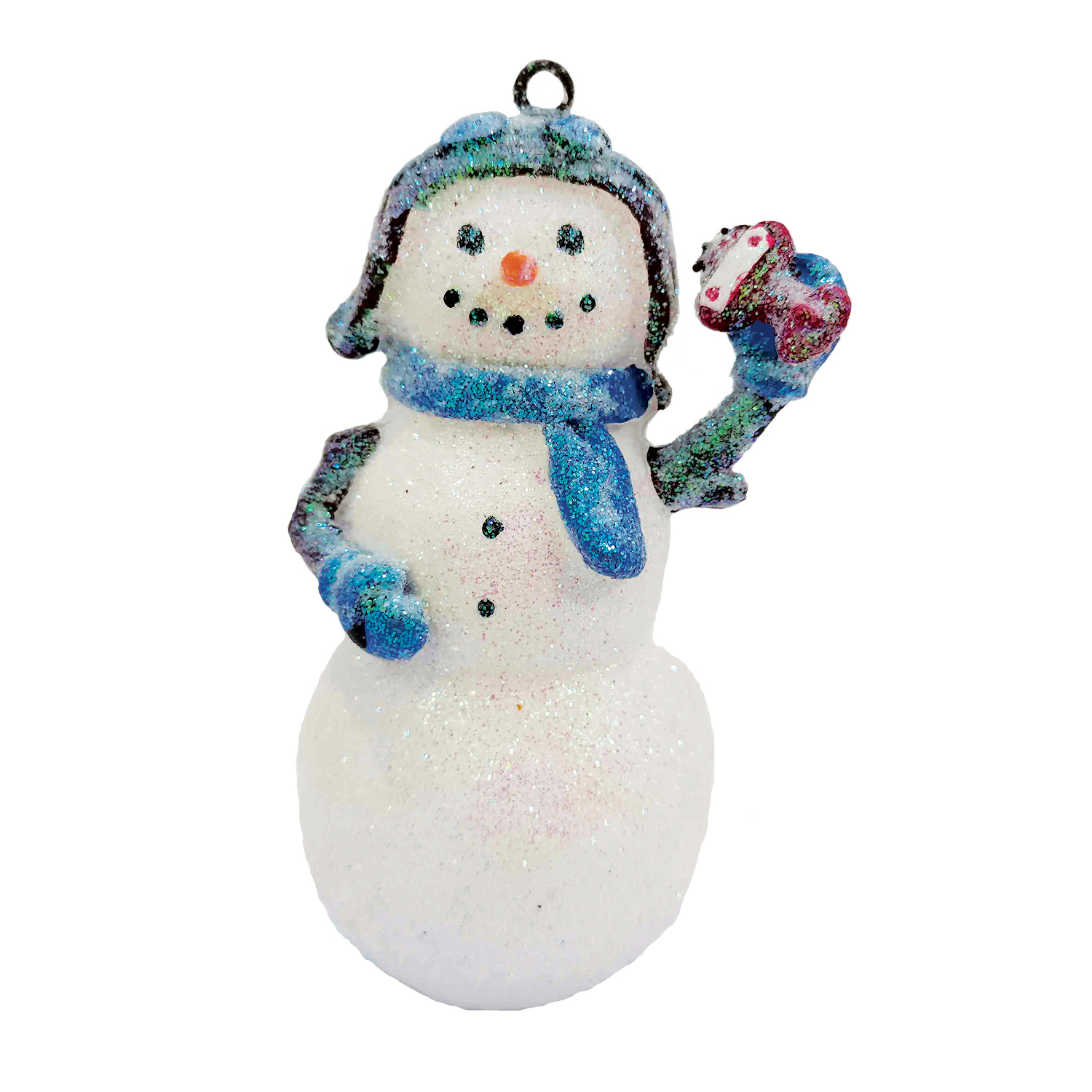 Snowman with Airplane Ornament